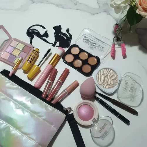 Set Maquillaje Completo Tonos Pastel Look Luminoso Radiante
