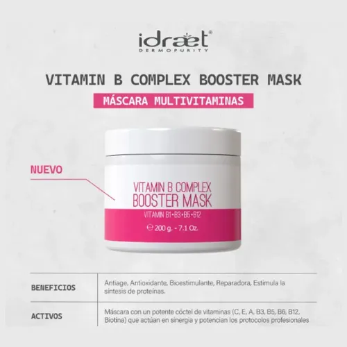 Idraet Vitamin B Complex Booster Mask Multivitaminica X200g