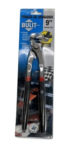 Tenaza Armador Forjada Acero Bulit 9 X 230 Mm Corte Entero