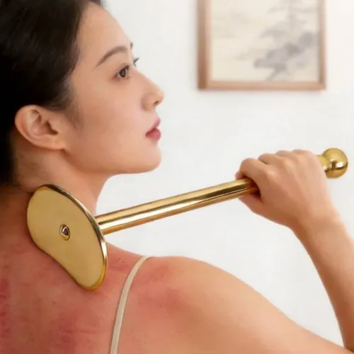 Masajeador Corporal Gua Masajeador Con Mango Mango Gua Sha