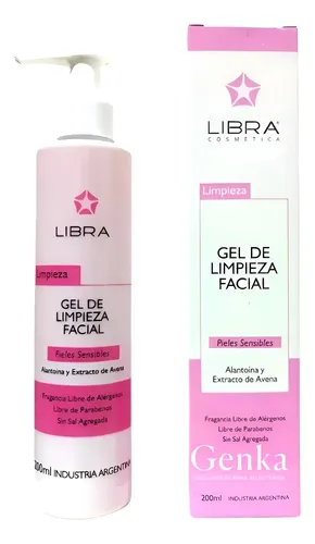 Gel De Limpieza Facial Pieles Sensibles Libra X 200ml