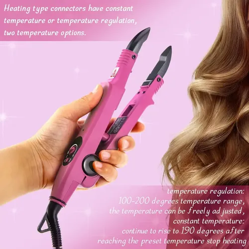 Plancha P Extensiones De Cabello Extensión Pelo Varita U Tip