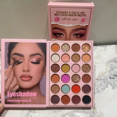 Set Maquillaje Completo Estuche Forma De Libro