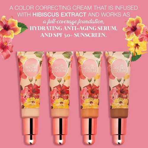 Rachel Couture Cc Cream Hidratante Ácido Hialurónico Medium