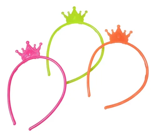 Vincha Corona Infantil Nenas Accesorios De Pelo Pack X 12