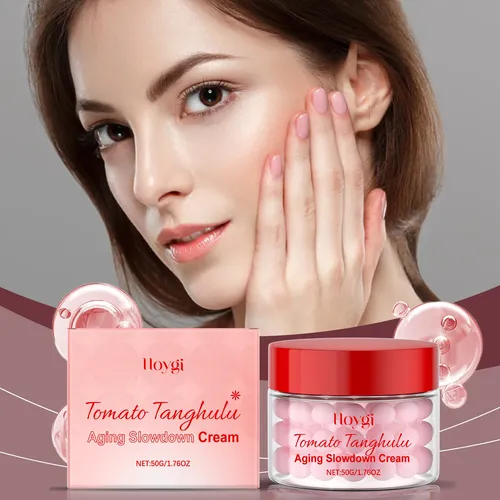 Hidratante Facial En Cápsula De Tomate Hoygi Para Hidratar Y