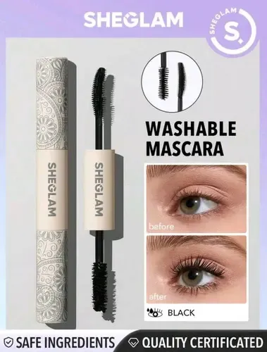 Máscara De Pestañas Maxi Volumen Y Longitud Sheglam Color Negro