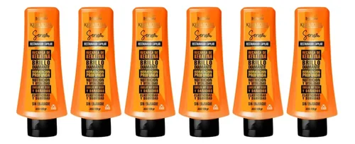 Serum Restaurador Capilar Keratina Bellissima 120g Pack X6