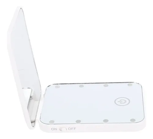 Espejo Led Compacto Para Maquillaje De Viaje Con Aumento De