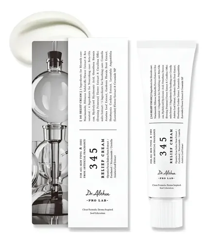 New 345 Relief Cream, Crema Hidratante Coreana, 1 Unidad