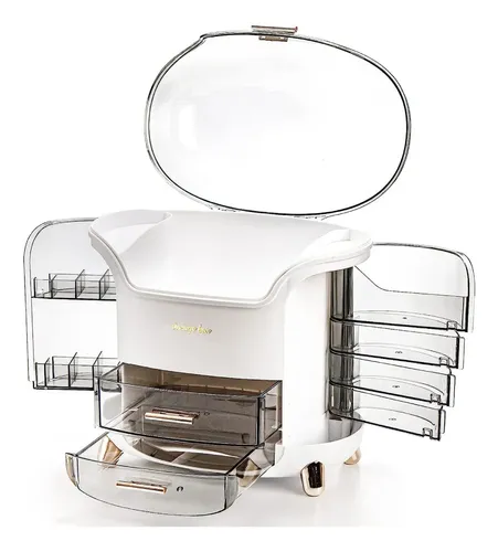 Organizador Maquillaje Cosmeticos Capsula Compartimientos