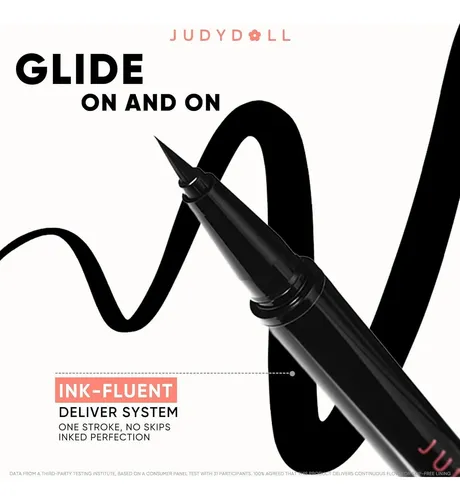 Eyeliner Líquido Waterproof Ink Glider 30h Judydoll