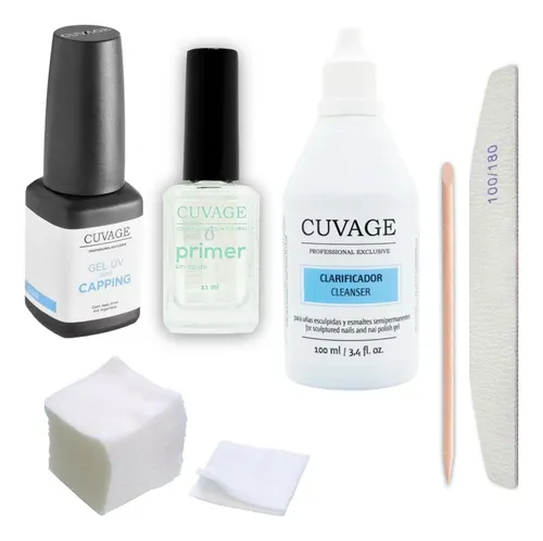 Kit Kapping Nivelador Uñas Gel Uv / Led –  Capping Cuvage