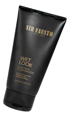 Sir Fausto Wet Look Gel Control Fijación Alta Cabello 150ml