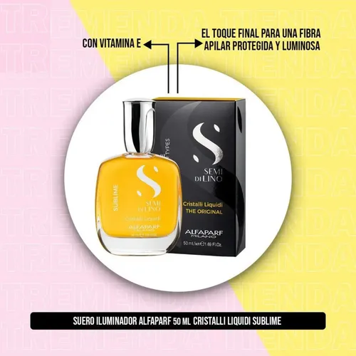 Serúm Puntas Cristalli Liquidi Alfaparf Semi Di Lino 50 Ml