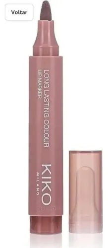 Labial Marcador Kiko Milano – Long Lasting Colour Lip Marker Color 109 – Natural Rose