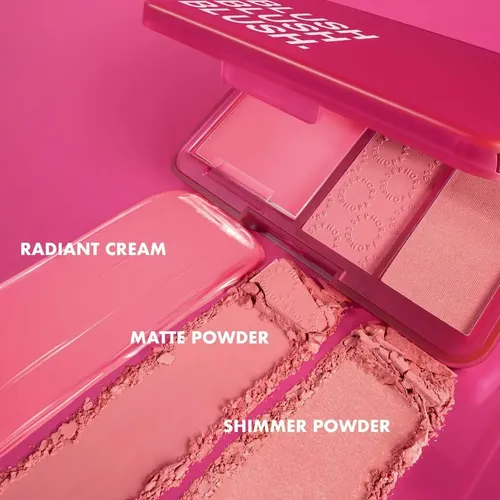 Rubor en Paleta Sephora Collection Cream y Powder Candy Lover, para Todo Tipo de Piel