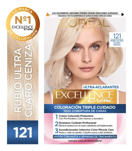 Kit Tinte Capilar Excellence Creme 162.5g L’oréal Paris