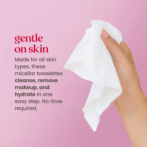 Toallitas Micelares Con Agua De Rosas De Burt’s Bees, 30 Uni