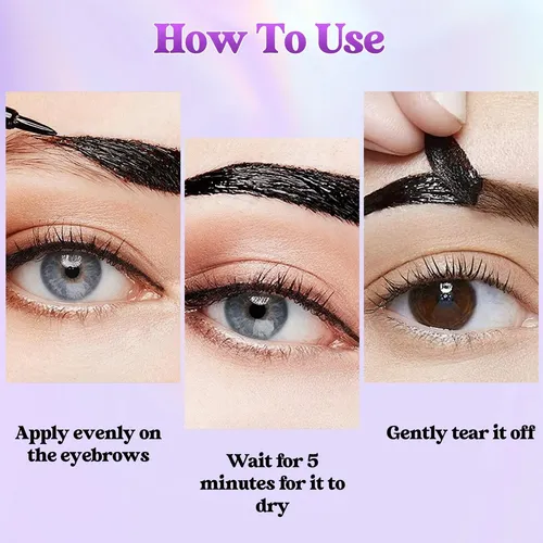 Gel Para Cejas Tosouatop Impermeable Y Duradero, 2 Unidades