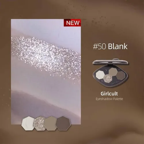Girlcult Paleta Sombras 4 Colores #50 Mate Glitter