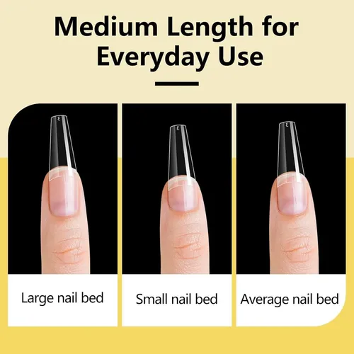 Kit De Consejos De Uñas Acrílicas Yokilly 1000 Pcs Con