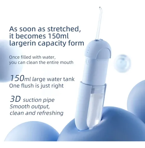 Water Dental Flosser – Irrigador Bucal Inalámbrico Portátil