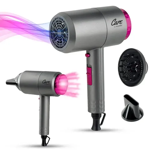 Secador De Pelo Iónico Care By Gadnic Antifrizz Frio Calor