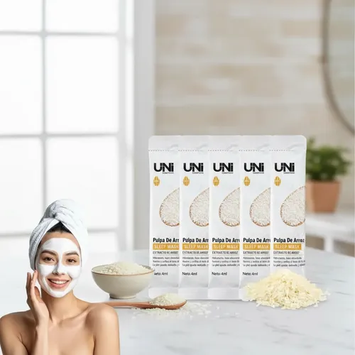 Mascarillas Faciales X4 Hidratantes Mask Pulpa De Arroz 4ml