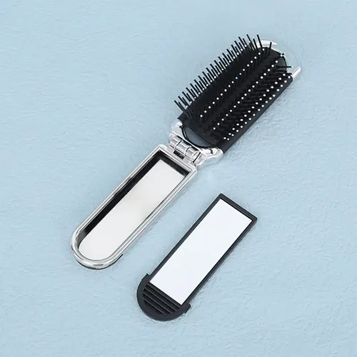 Mini Peine Plegable Para Cabello Con Espejo