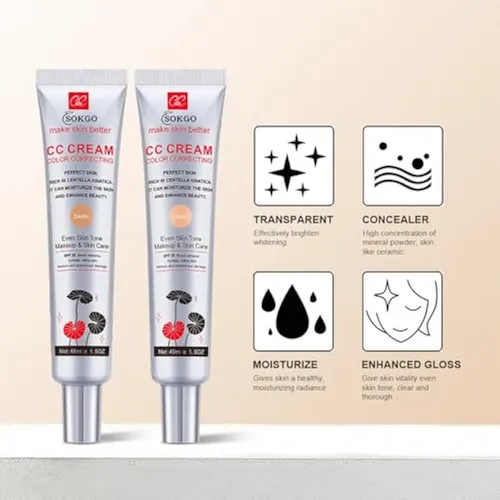 Crema Cc Correctora De Color Con Centella