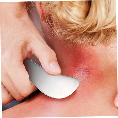 Zhyb Raspador De Masaje Gua Sha De Acero Inoxidable 3 En 1 B