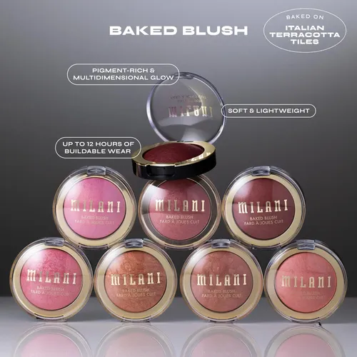 Blush Milani Baked Blush Luminoso Para Mejillas Sin Crueldad