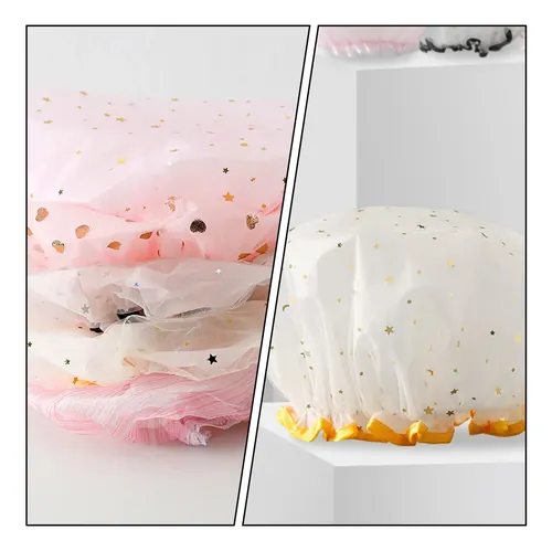 3 Unidades Gorros De Baño Impermeables Doble Capa Para Hogar
