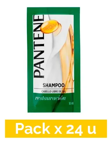 Pantene Shampoo Sachet 10ml – Restauracion Pack X 24- Hotel