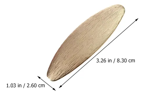 2 Broches De Pelo Ovalados Largos Para Mujer, A La Moda