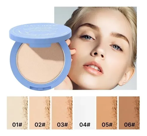 Polvo Compacto , Matificante Antigrasa Resistente Al Agua