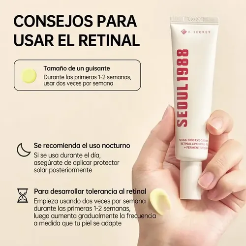 K-secret Seoul 1988 Crema De Ojos Retinal Liposoma 4%  2pc
