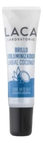 Brillo Labial Voluminizador Coconut Con Hialurónico Laca Acabado Brillante Color Incoloro