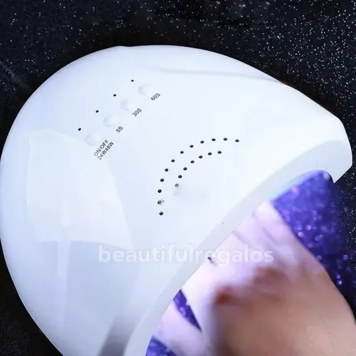 Cabina Uv/led 48w 30 Leds Uñas Semi Gel Timer Y Sensor Auto