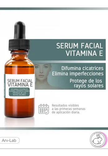 Serum Facial Vitamina E Pura Con Ceramidas 15ml Arvensis