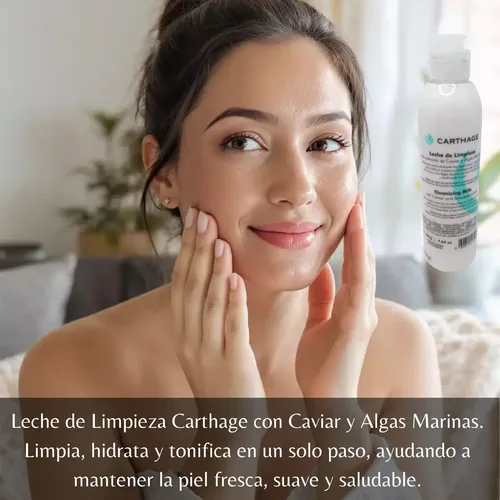 Leche Limpieza Facial Carthage Ext Caviar Algas Hidrata 200g