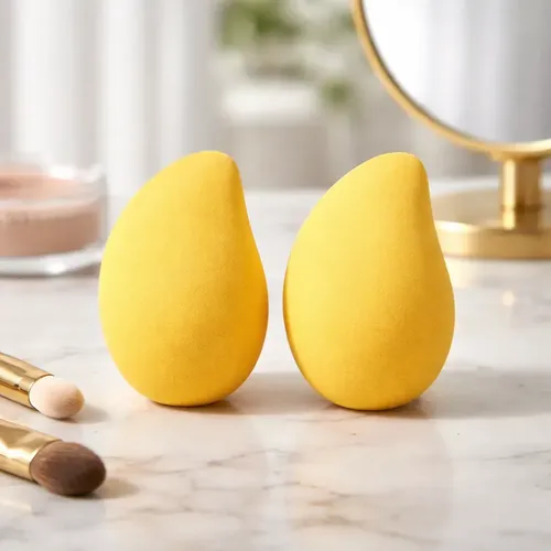 Esponja De Maquillaje De 6 Piezas Con Punta Redondeada Bluvi