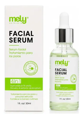 Sérum Facial Mely 4 En 1 Con Té Verde Y Durazno Dia/noche