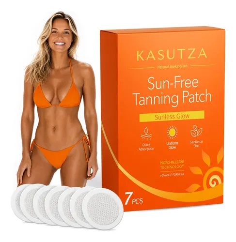 Parches Autobronceadores Kasutza Para Rostro Y Cuerpo, 7 Uni