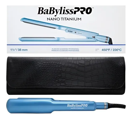 Plancha De Pelo Ultra Flat Nano Cestuche Babyliss Pro 9559