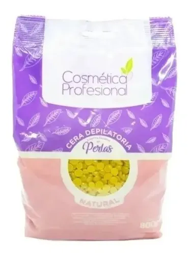 6 Unid Cera Natural En Perlas X 800 Gr Cosmetica Profesional