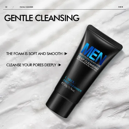 Limpiador Facial Laikou Para Hombre – Deep Cleansing 50g