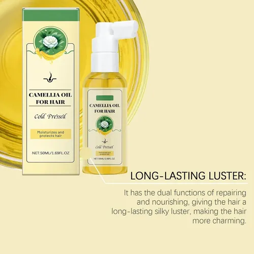 Spray Aceite De Camelia Pelo Control Frizz Brillo 2 X 50ml