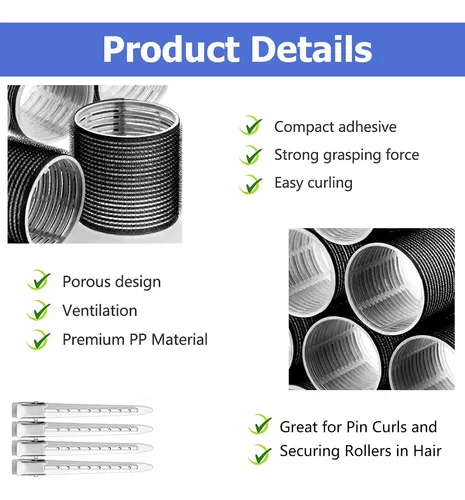 Rulos Térmicos Para El Cabello, 18 Unidades, Rizadores Autoa
